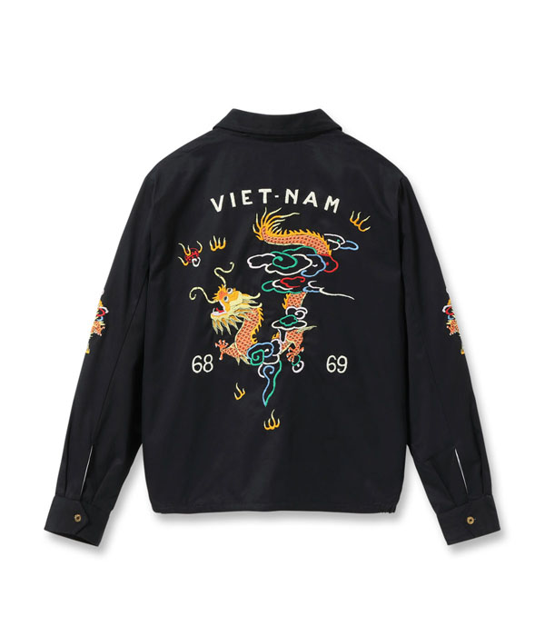 Lot No. TT14813-128 / Mid 1950s Style Acetate Souvenir Jacket