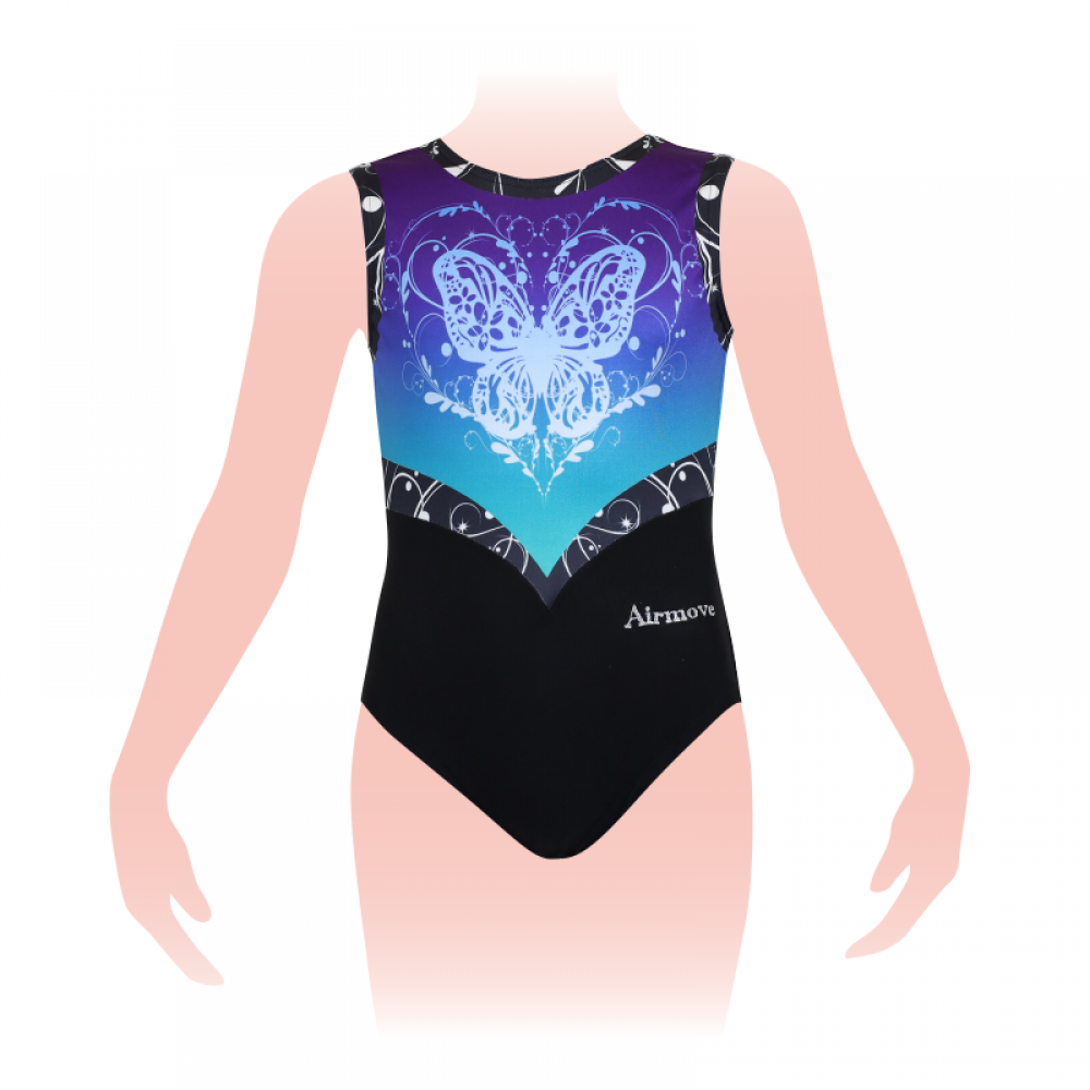 1693 (切替ノースリーブレオタード)|体操競技 女子|AIRMOVE - エアムーブ
