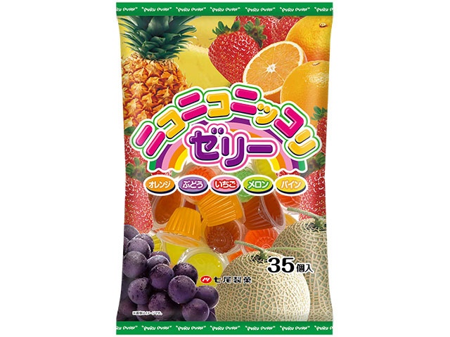七尾 ニコニコニッコリゼリー 35個 (4902156072190) の仕入れ・箱買い