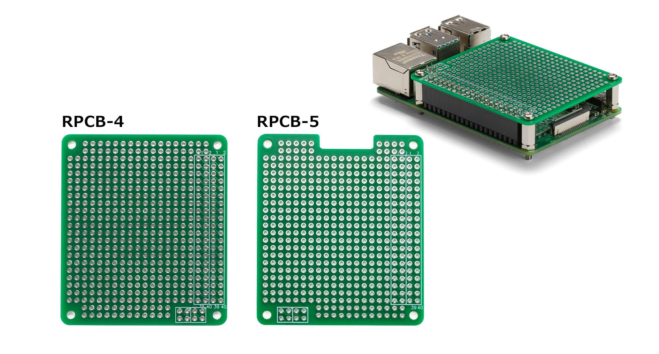 Raspberry Pi用 拡張ユニバーサル基板 RPCBシリーズ | 製品情報