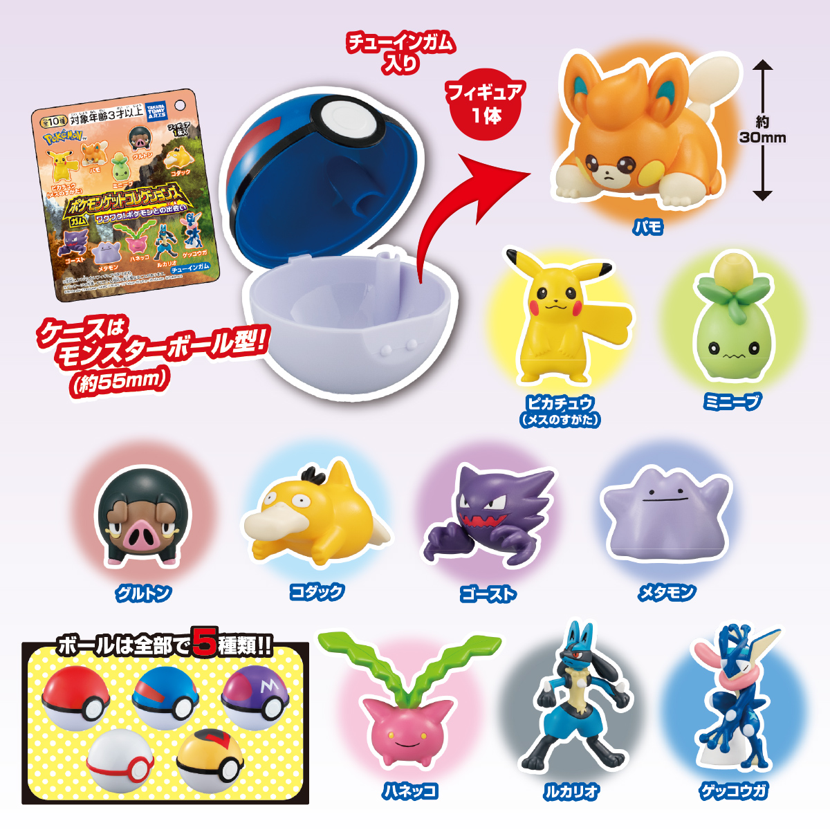 ポケモンゲットコレクションズガム ワクワク！ポケモンとの出会い