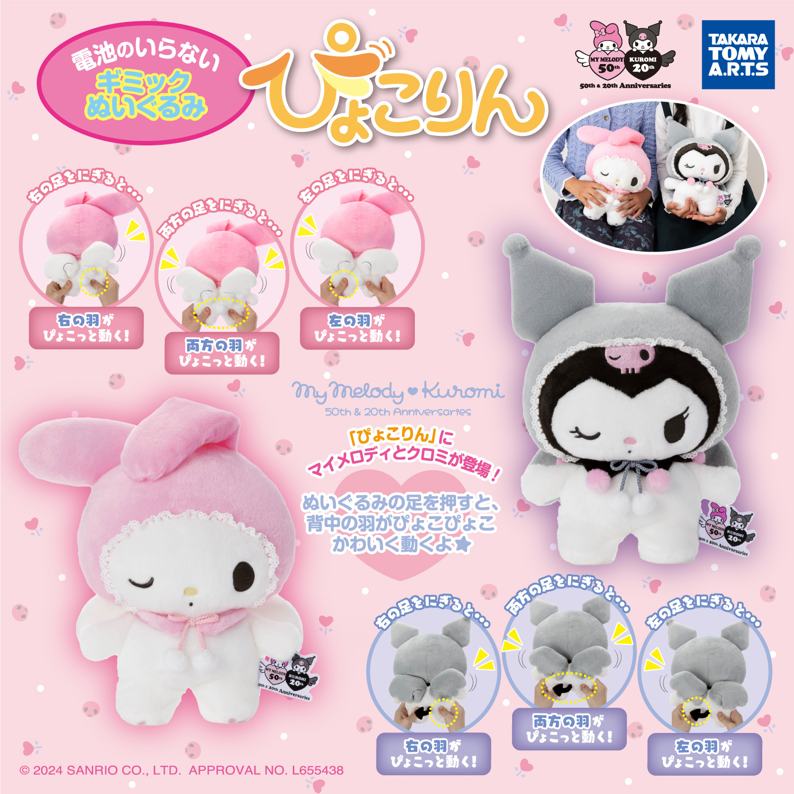 サンリオキャラクターズ／ ぴょこりん／クロミ(20周年)｜商品情報