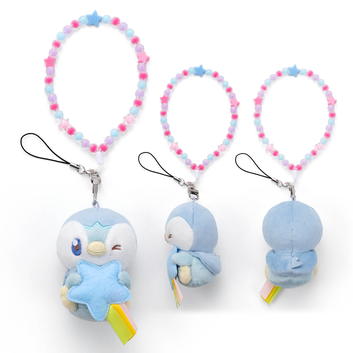 ポケピース／ ぬいぐるみストラップ（ほしぞらVer.）／ポッチャマ