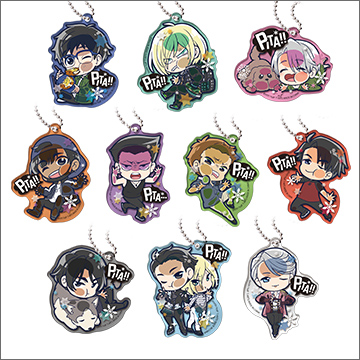 ぴた！でふぉめ ユーリ!!! on ICE アクリルキーホルダー｜商品情報