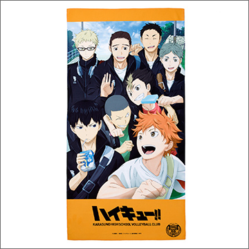 ハイキュー!! バスタオル 烏野A｜商品情報｜タカラトミーアーツ