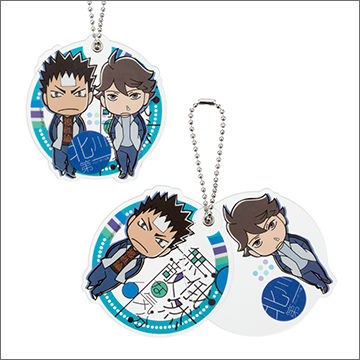 ハイキュー!! アクリルスライドキーホルダー 及川＆岩泉｜商品情報