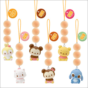 ディズニーキャラクター コロロンボーロン フィギュアストラップ｜商品