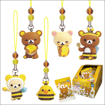 リラックマ ハニー＆スマイルストラップ｜商品情報｜タカラトミーアーツ