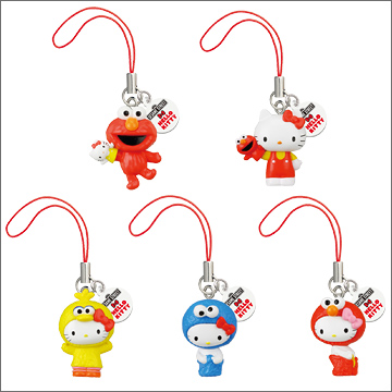 HELLO KITTY×SESAME STREETストラップ（仮）｜商品情報｜タカラトミー