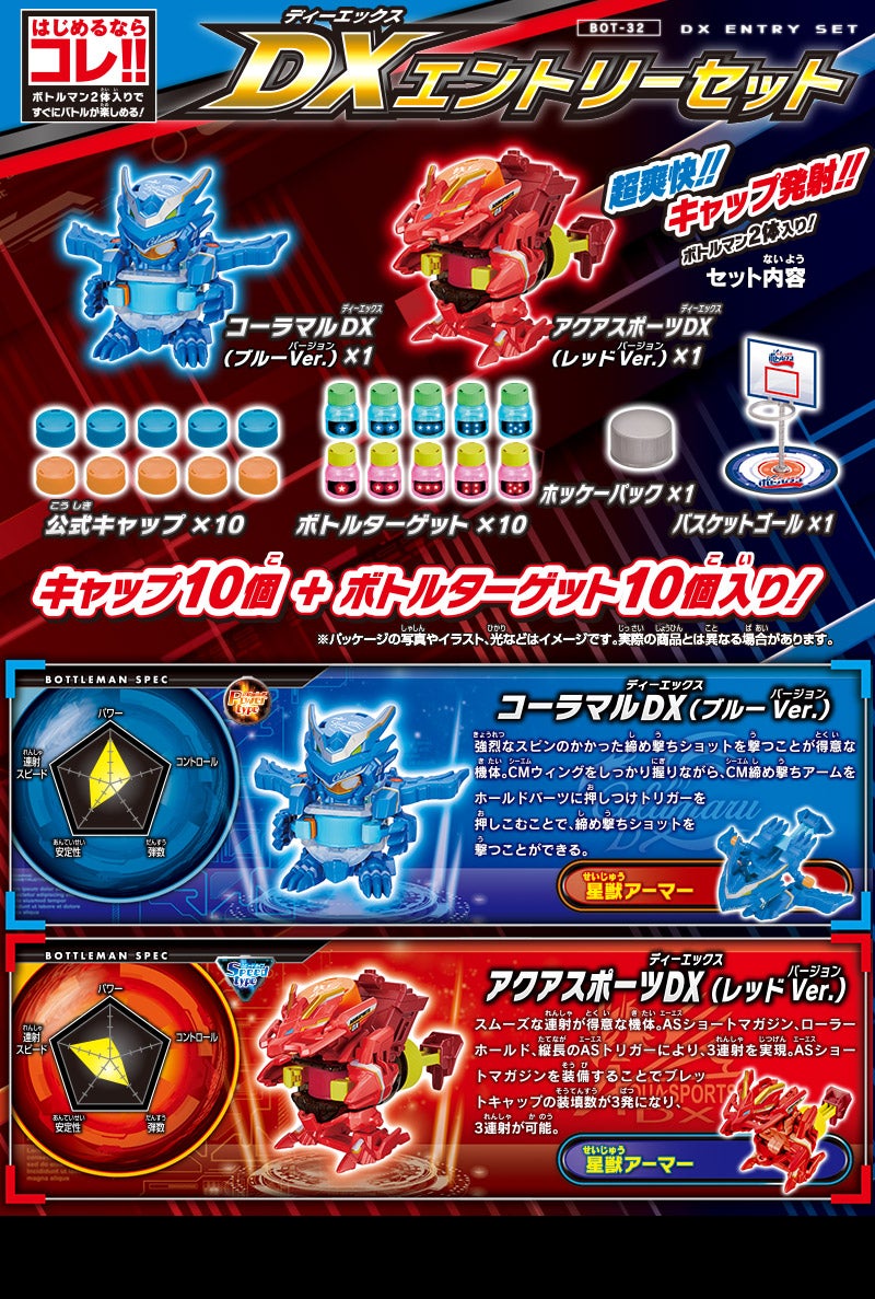 BOT-32 ボトルマン DXエントリーセット｜商品情報｜キャップ革命