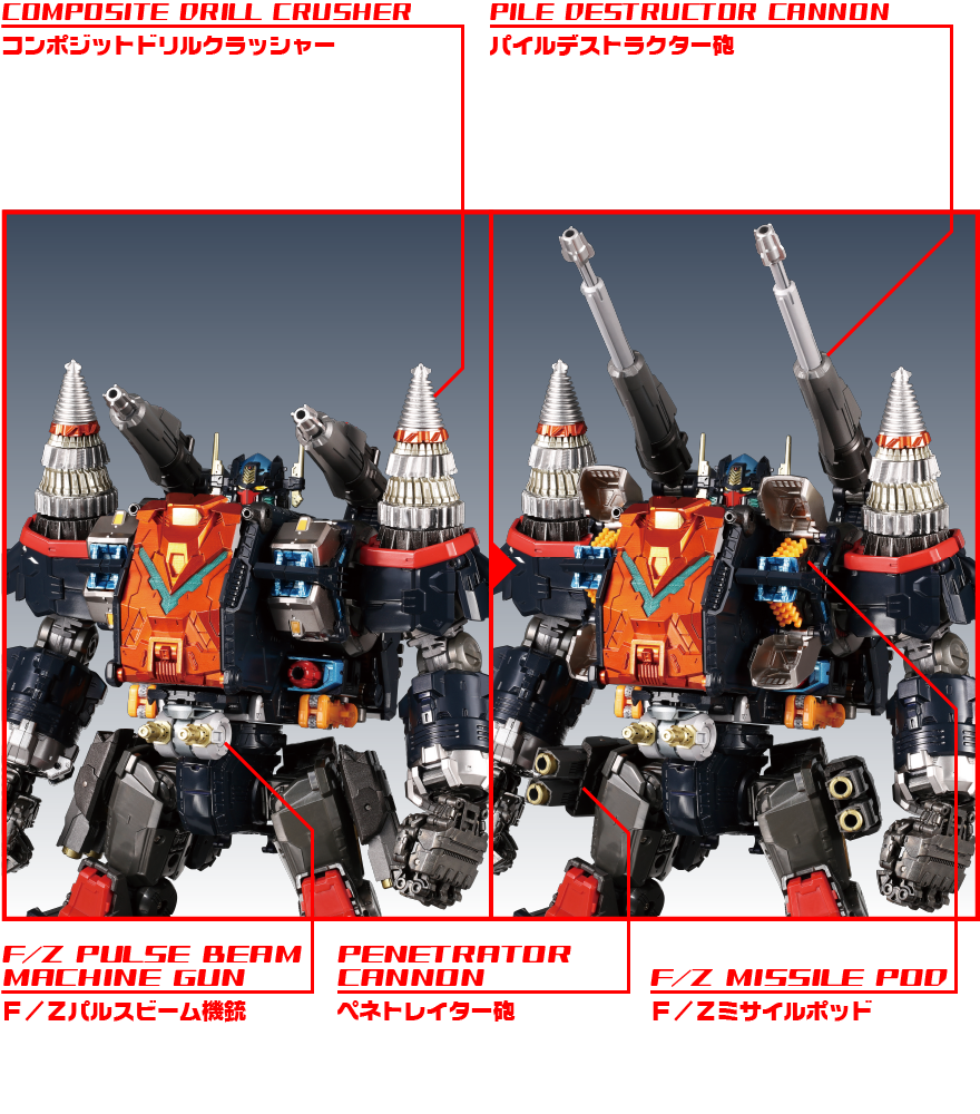 DA-80 ビッグパワードGV<ヴァースキャリバー>｜プロダクト