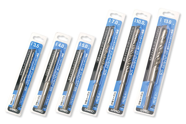 オールドリル SDSタイプ（標準サイズ）刃先径3.4～10.5mm/φ 全長110