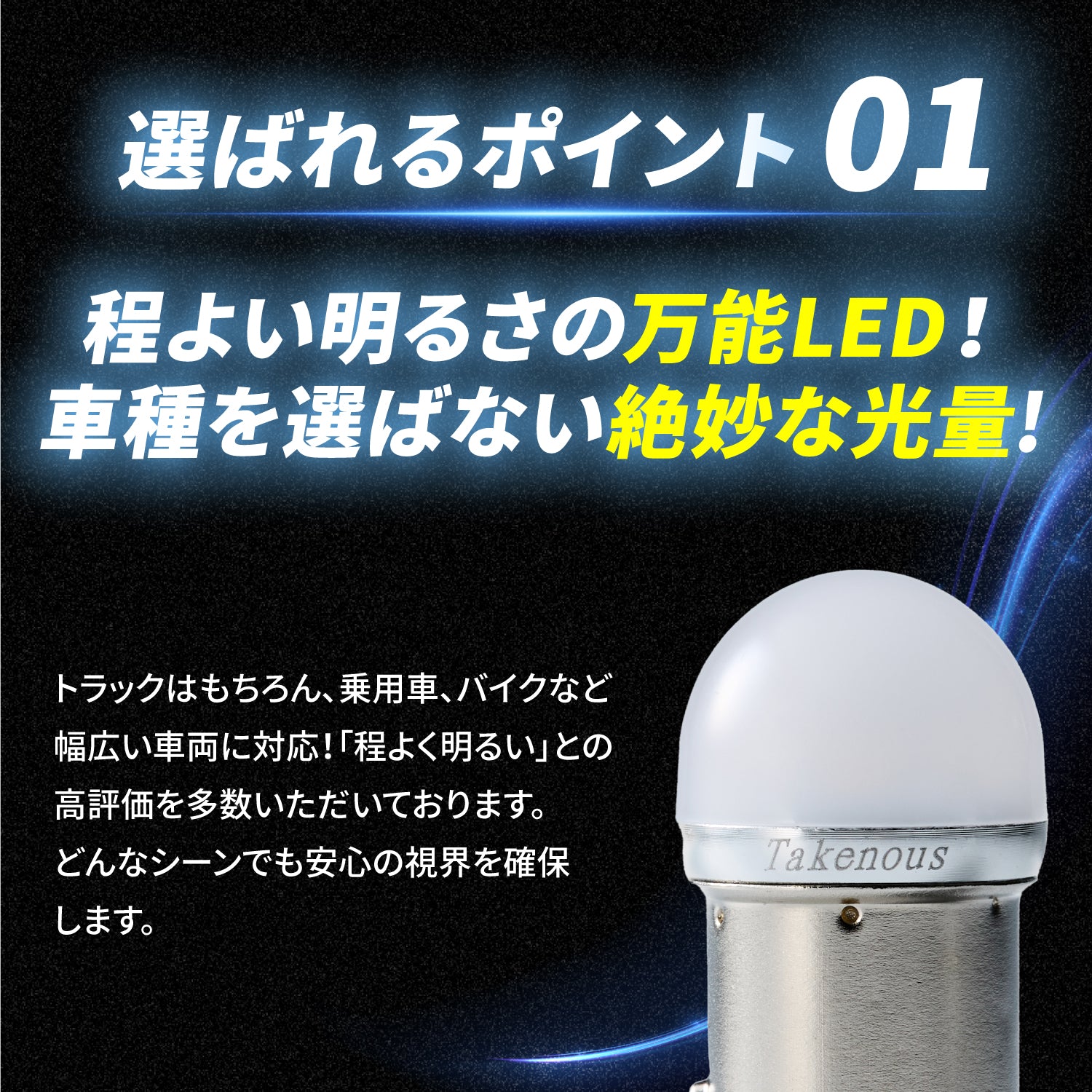 竹村商会 】ルミナスルーセントバルブダブル球(TAKE7)