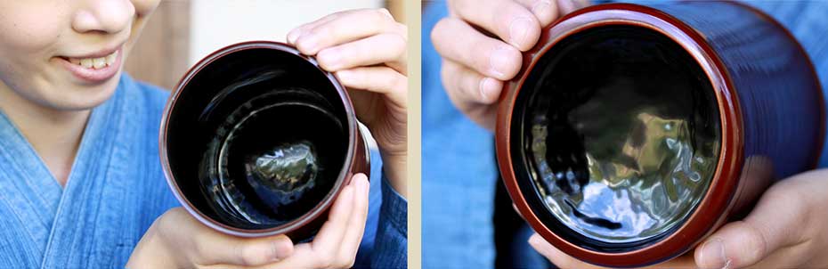 一点限り】 建水（塗） | 虎斑竹専門店 竹虎