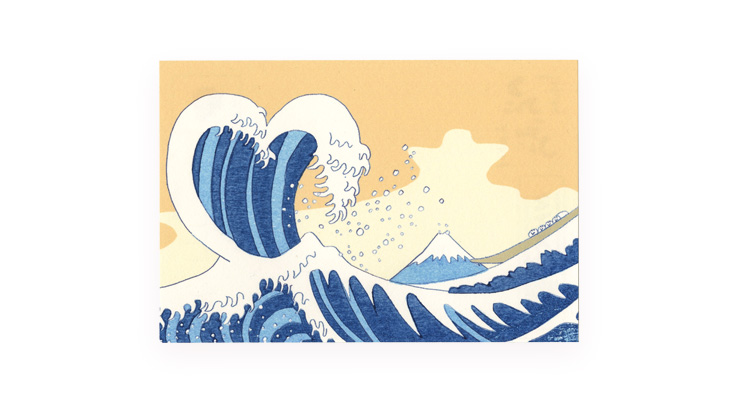 受注制作 NHK大阪放送局 版木「ザパーンドプーンLOVE」 | 木版印刷