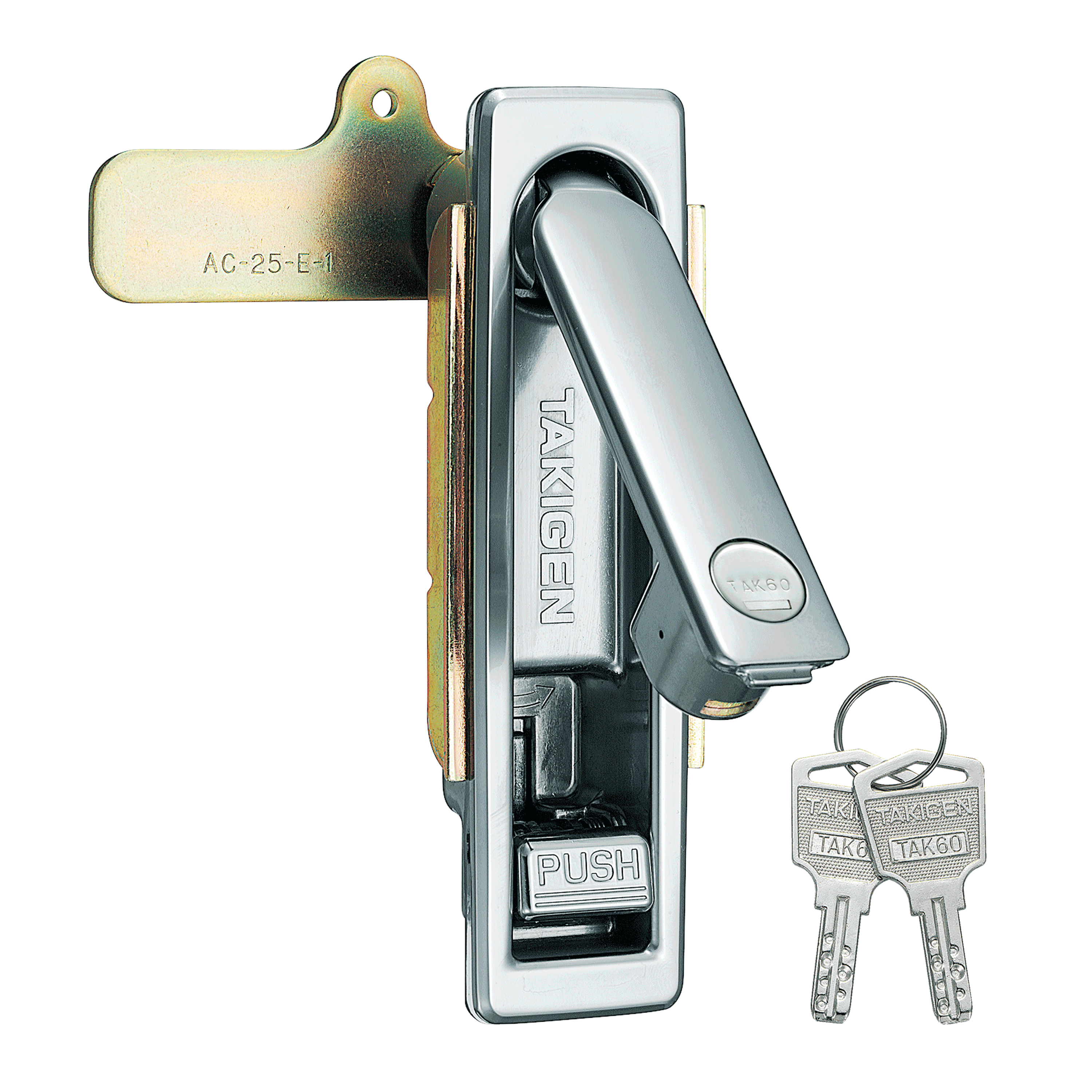 A-481-F-4-1-TAK60 強制押出し機構付防水フラットハンドル | TAKIGEN