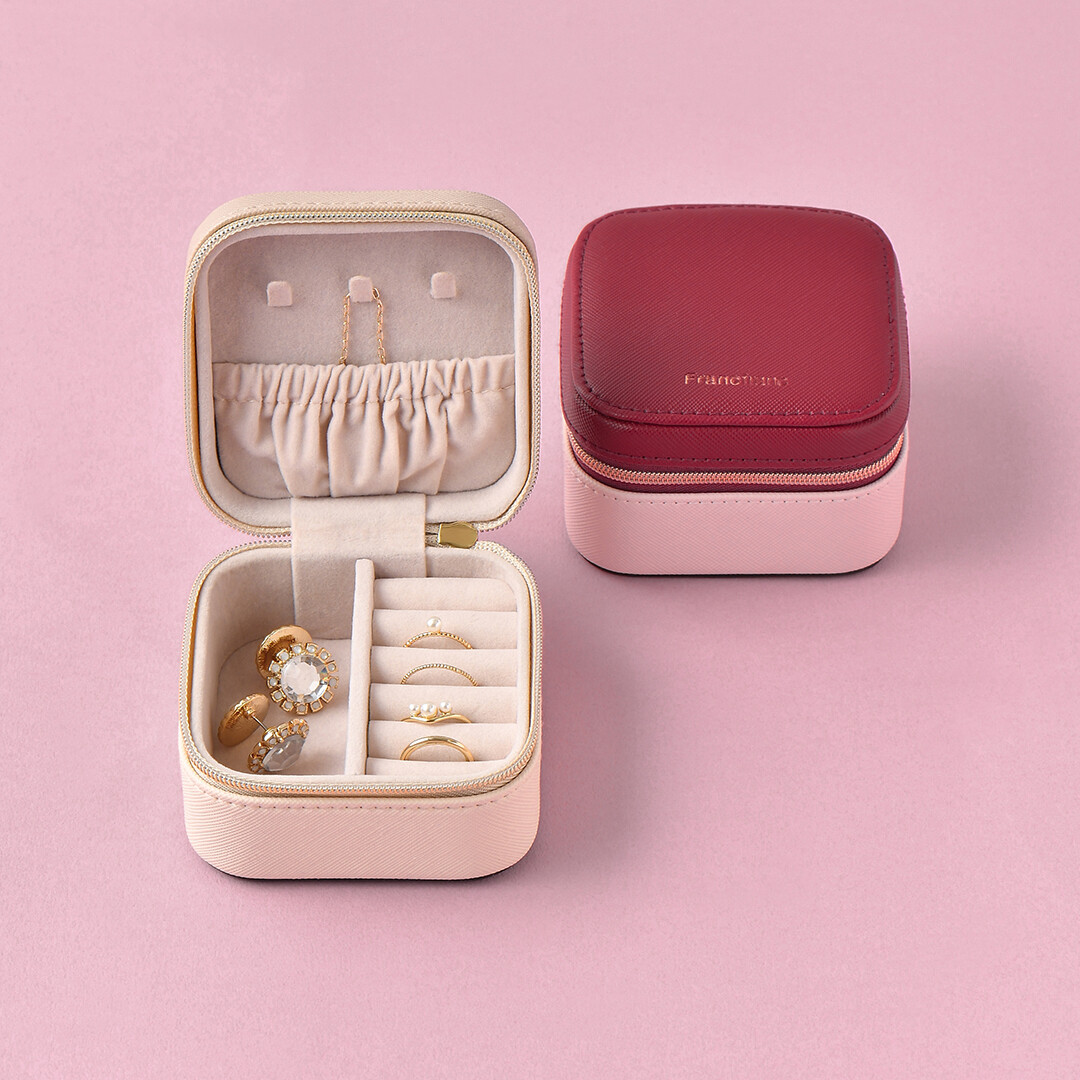 収納力バツグン✨バイカラーがかわいいジュエリーボックス🌈 | フラン