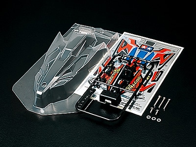 タミヤ ミニ四駆グレードアップパーツ ネオファルコン クリヤーボディ