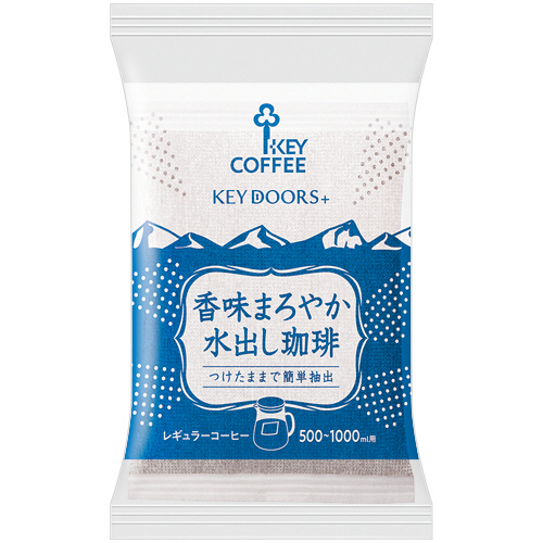 たのめーる】キーコーヒー KEY DOORS+ 香味まろやか 水出し珈琲 500