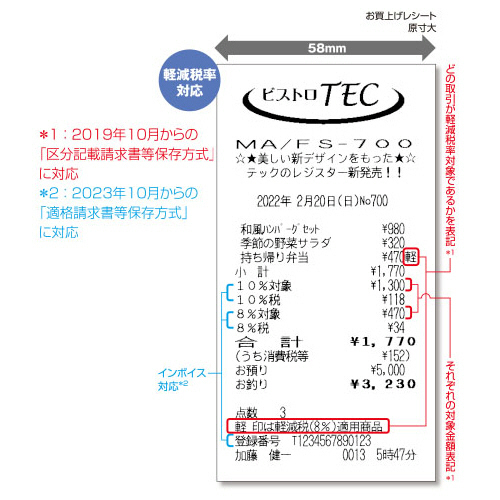 たのめーる】東芝テック 電子レジスター MA-700-B-R 10部門タイプ