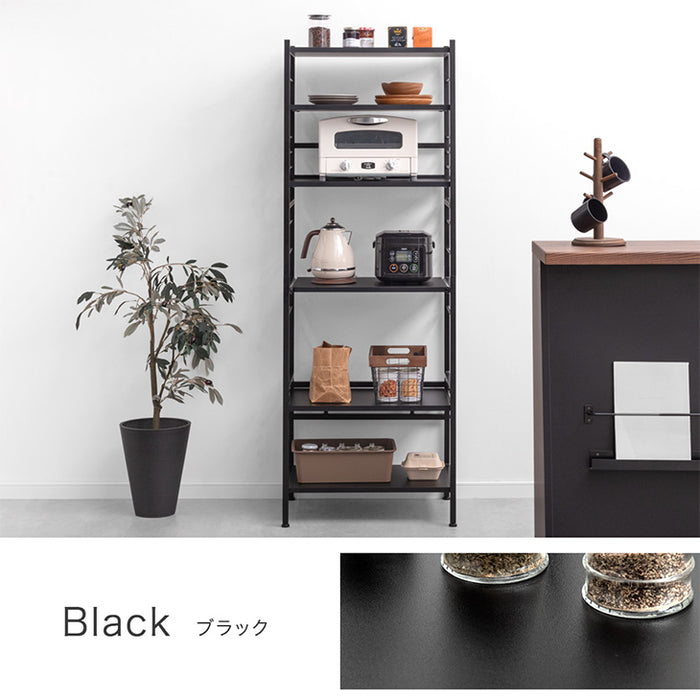 幅60cm］レンジ台 高耐荷設計 スライド棚 キッチンラック 食器棚 収納