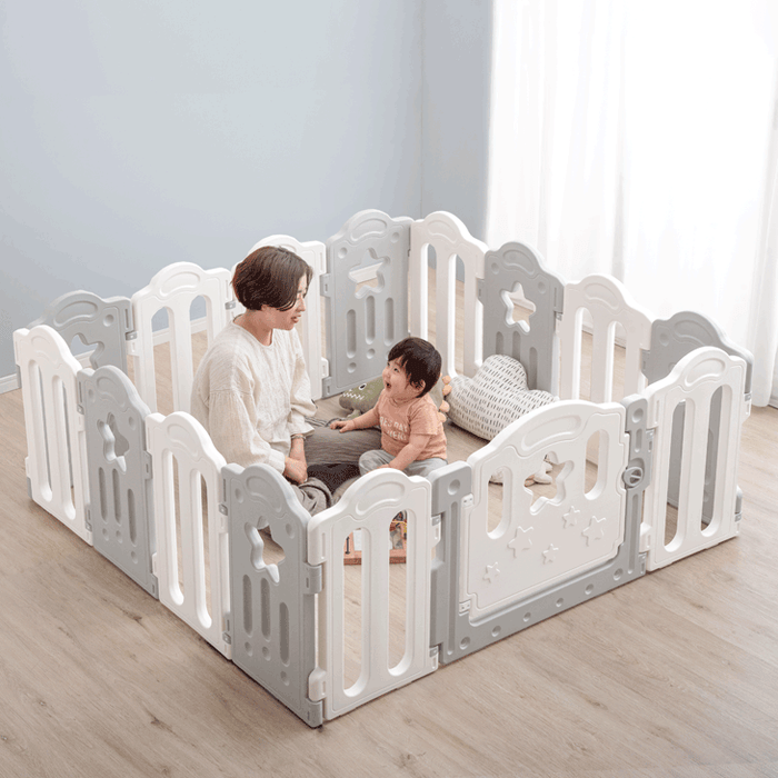 ベビーサークル ハイタイプ 大きい 13枚セット ドア付 折りたたみ 簡単