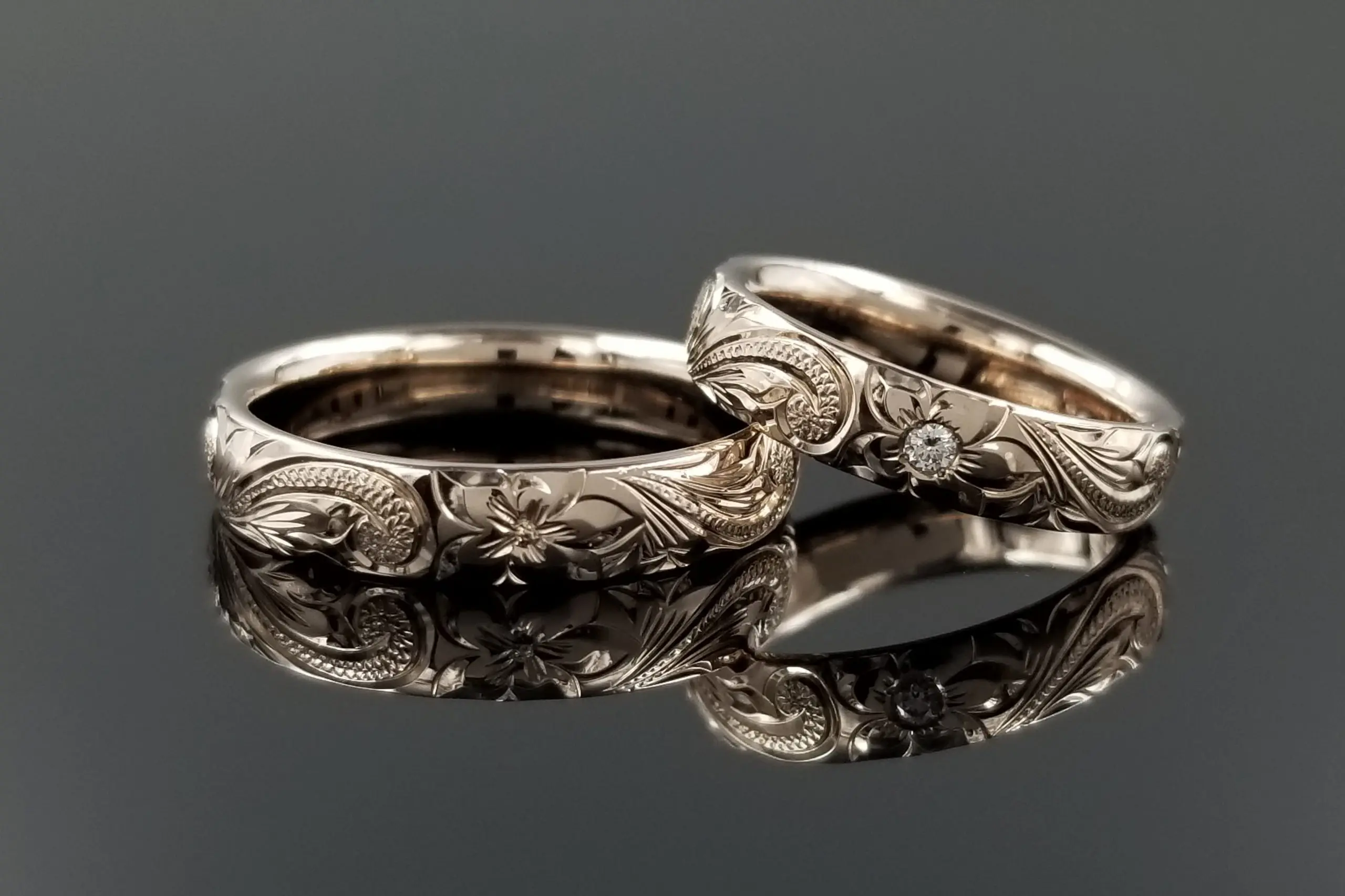 手彫りの結婚指輪（マリッジリング）の一覧 | 結婚・婚約指輪の