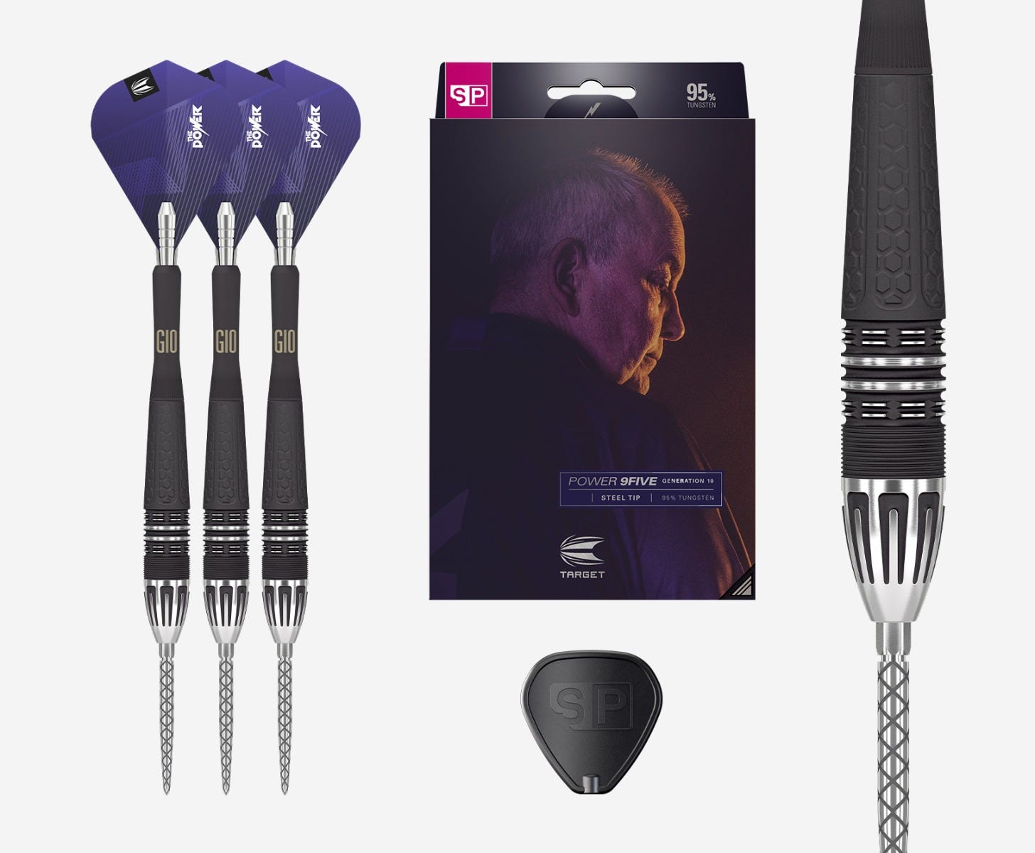 Phil Taylor Power 9Five G10 SP Steel Tip Darts | Target Darts