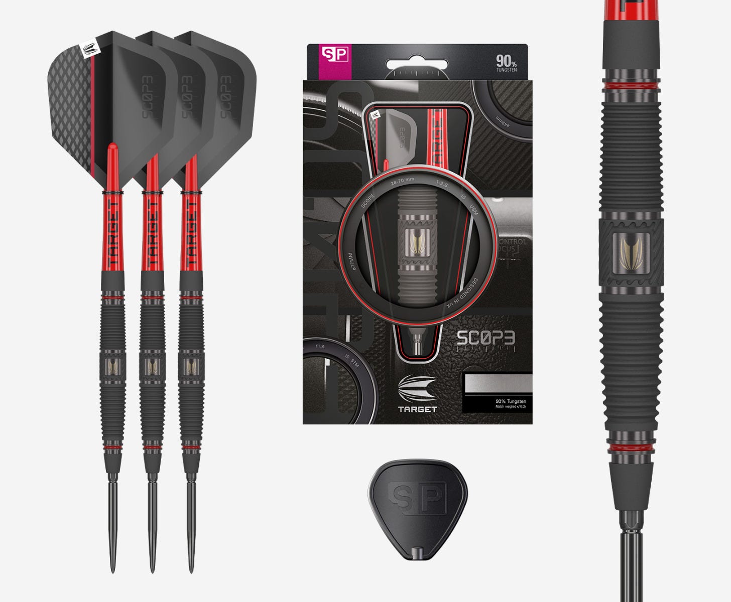 Scope 04 SP | Steel Tip Darts | 90% Tungsten Darts