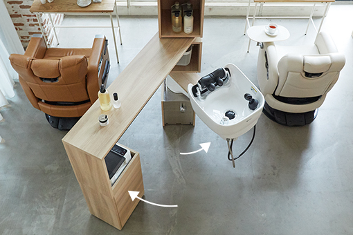 W SWING YUME | シャンプー機器 | 製品情報 | タカラベルモント