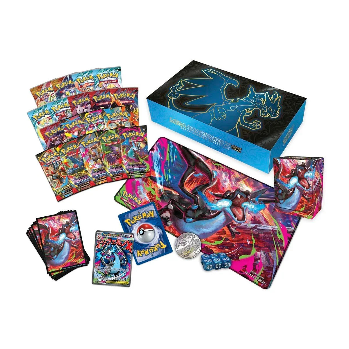 Shop English Pokemon TCG Mega Charizard X ex Ultra-Premium