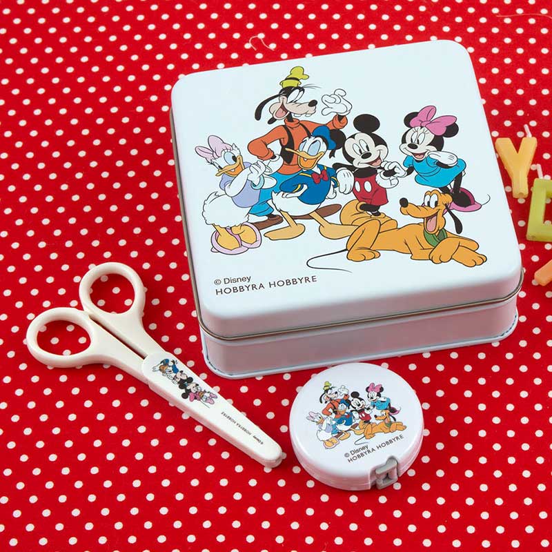ソーイングセット缶［ミッキー＆フレンズ］: 材料・用具｜手づくり