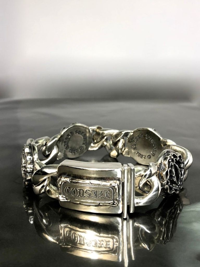 GODSIZE - 《受注生産》CHAIN BRACELET [SPIRAL] / スパイラルチェーン