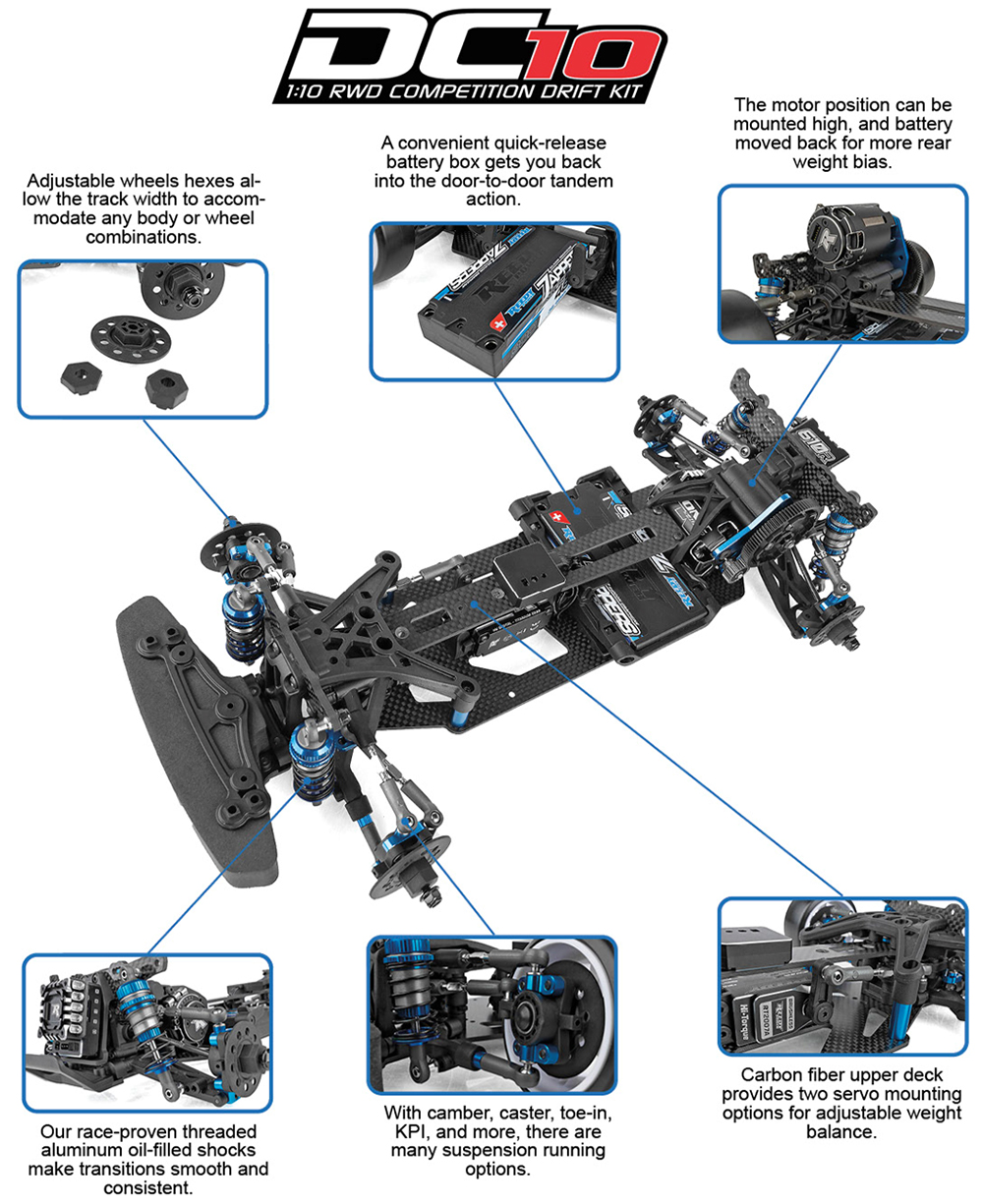 AS30134 DC10 Drift Car Kit [AS30134] - 69,850円 : TEAM AJ,designed