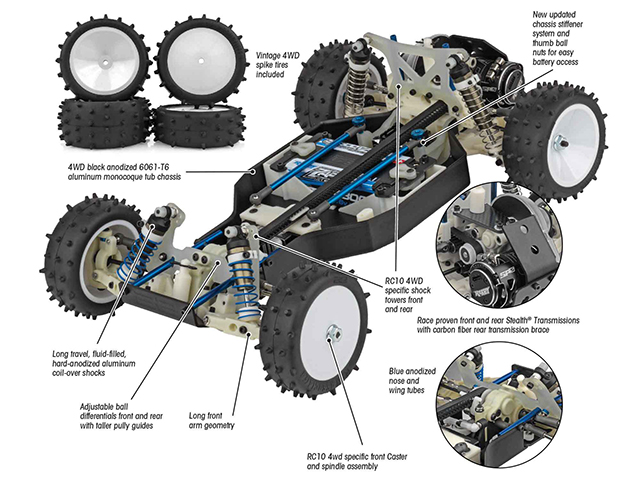 AS6046 RC10 4WD Team Car Kit [AS6046] - 99,880円 : TEAM AJ
