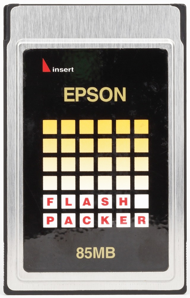 HP100LX/200LXなど初期のモバイルPCで重宝したPCカード「ATAフラッシュ