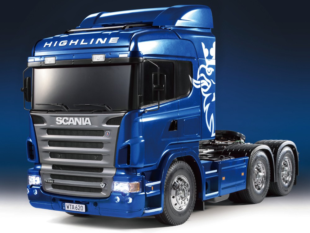 Tamiya RC Truck Scania R620 6x4 Highline Blue 1/14 (Ready to Run