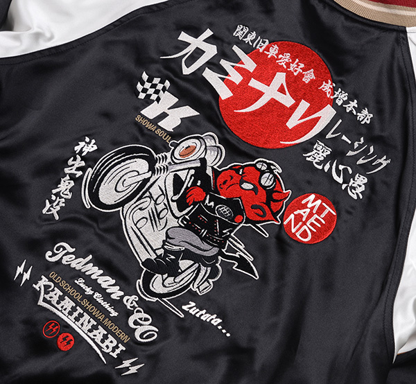 TKMSK-3000 | スカジャン | TEDMAN×カミナリ