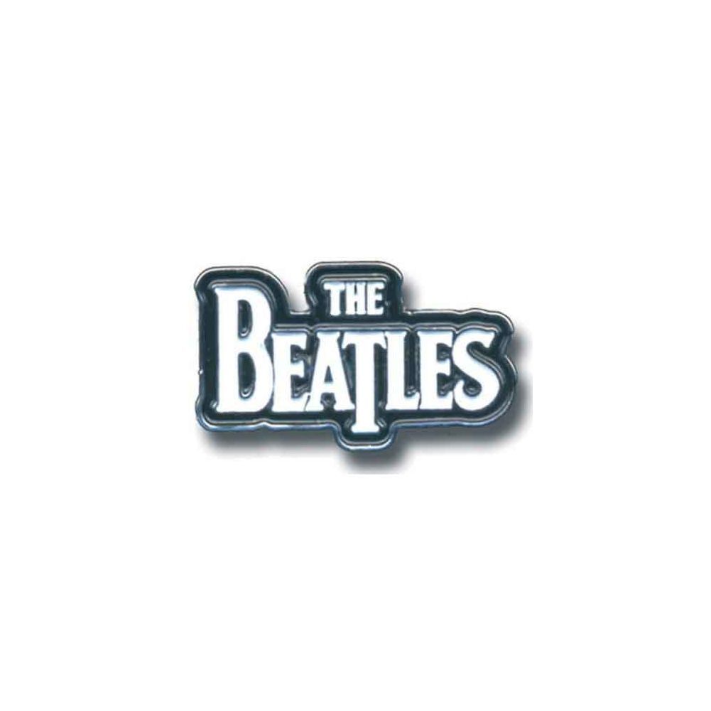 The Beatles メタルピンバッジ ザ・ビートルズ Drop T Logo - バンドT