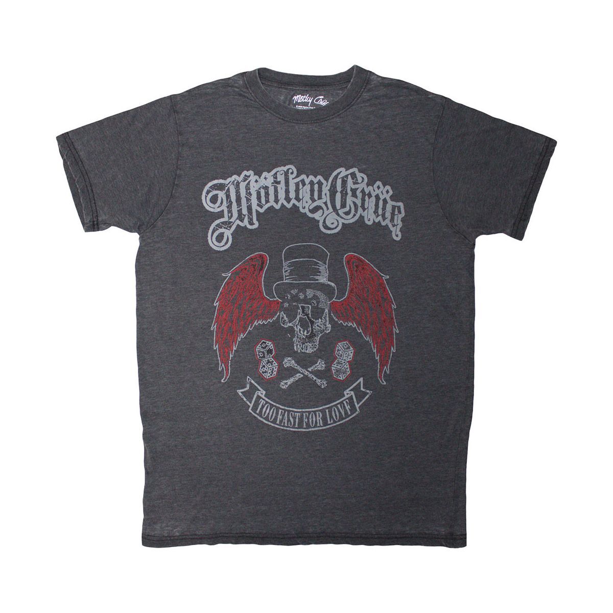 Motley Crue バンドTシャツ モトリー・クルー Skull Wings Dip-Dye