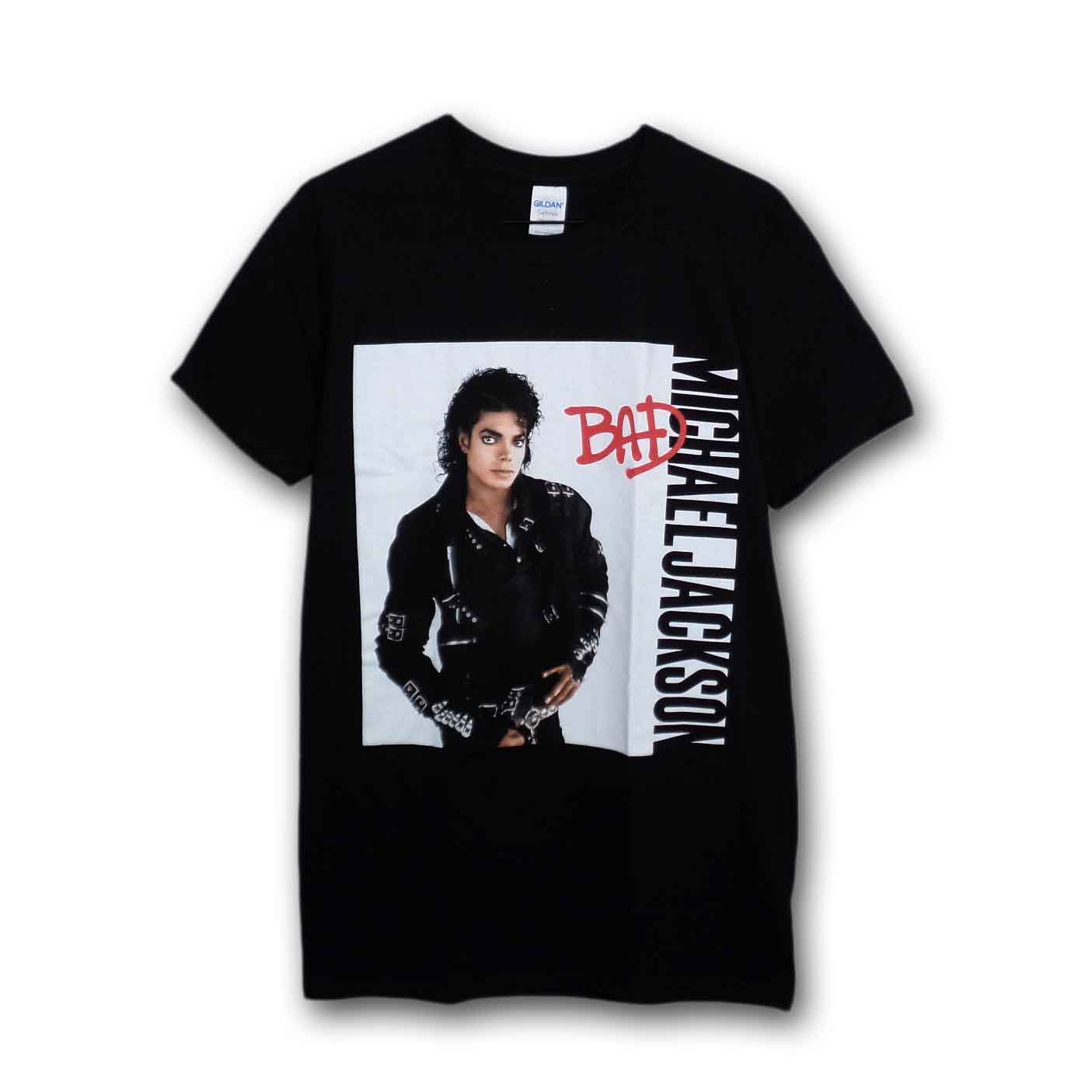 Michael Jackson Tシャツ マイケル・ジャクソン Bad BLACK - バンドT
