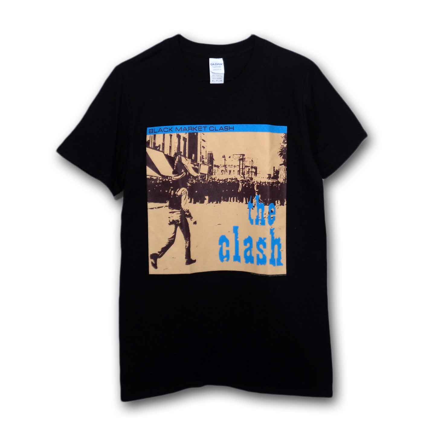 半額セール中］古着屋購入The Clash Tシャツ Mサイズ TULTEK製