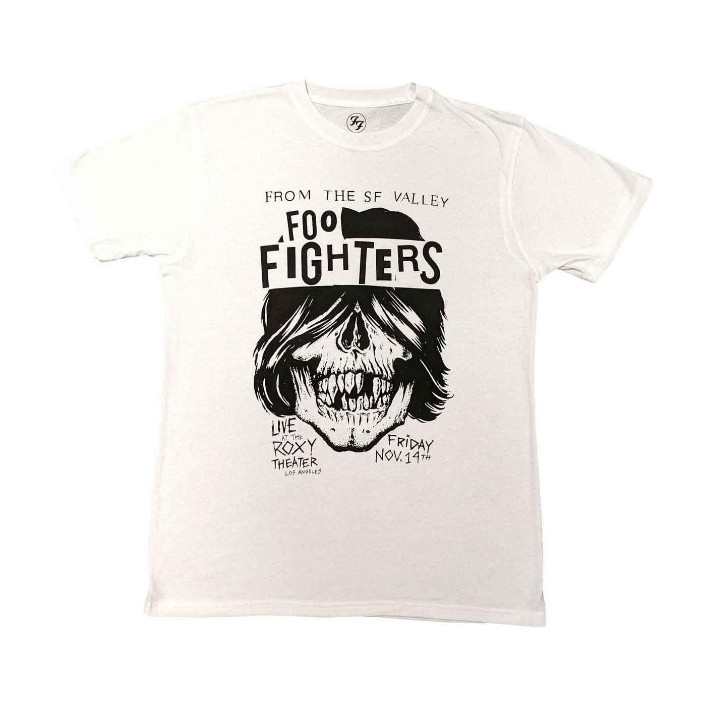 Foo Fighters バンドTシャツ フー・ファイターズ Roxy Flyer WHITE
