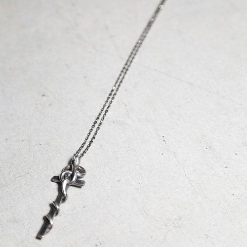 gunda - ステルスクロスネックレス / シルバー / STEALTH CROSS