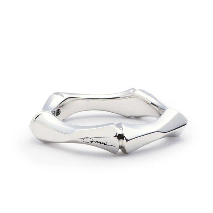 GARNI - Crockery Bamboo Ring - S / シルバー | Tempt