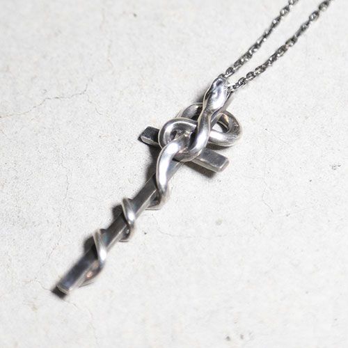 gunda - ステルスクロスネックレス / シルバー / STEALTH CROSS