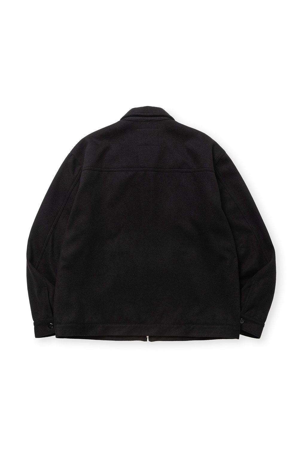 CALEE - PE MELTON SWINGTOP / ブラック | Tempt