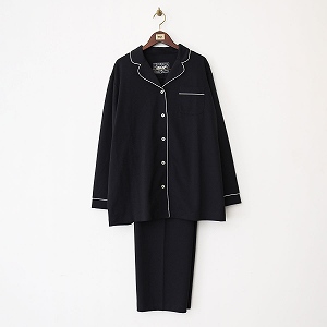 80/1ダブルジャージ レディースパジャマ(38(M) リーフグリーン