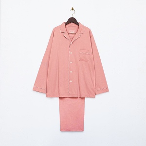 80/2 プレーンジャージメンズパジャマ(46(M) ネイビー): ウェア