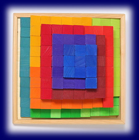 にじのカウンティングブロック（小）[おもちゃ][つみ木]